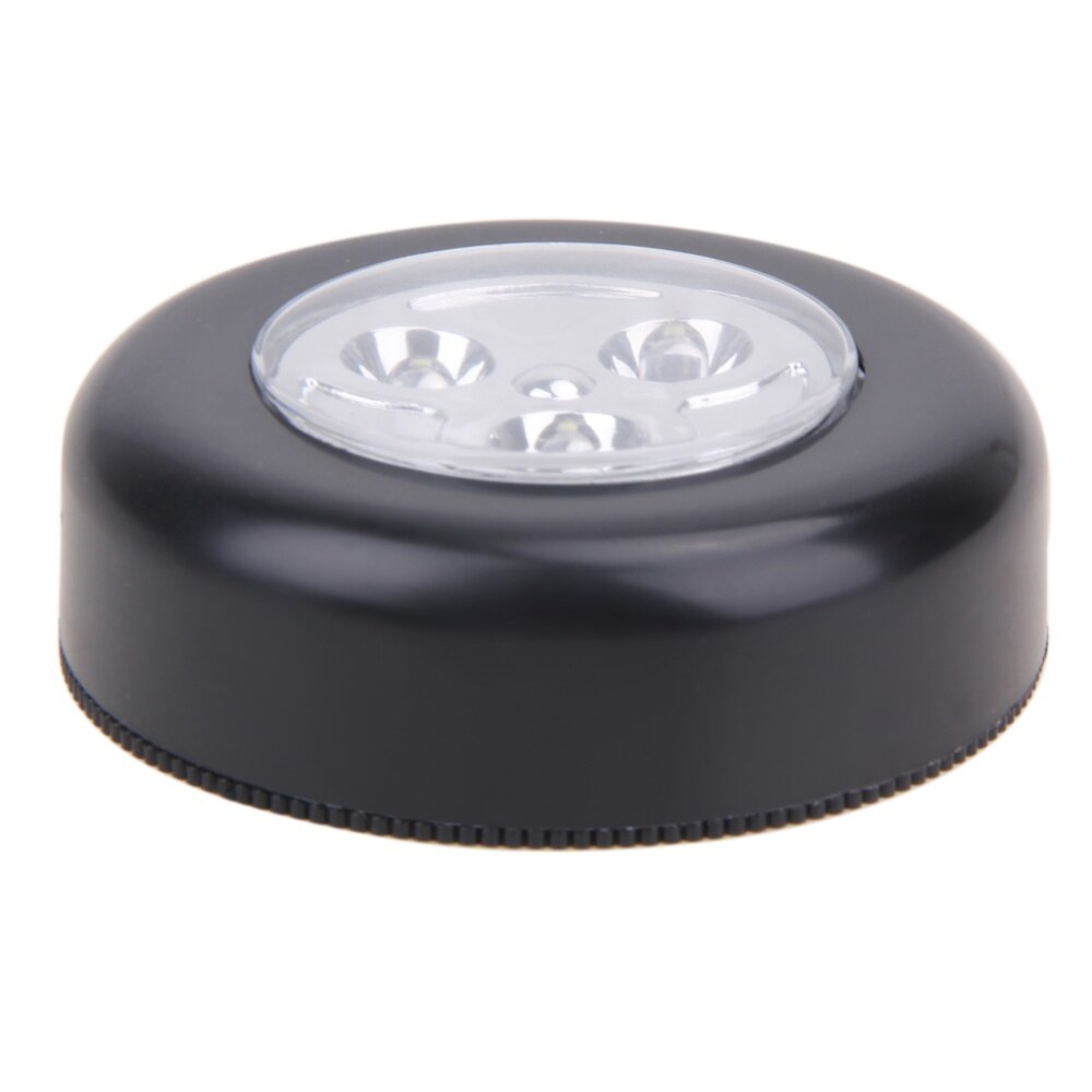 3 LED Battery Powered Stick Tap Touch Lamp Light Wall Kitchen Closet Lighti