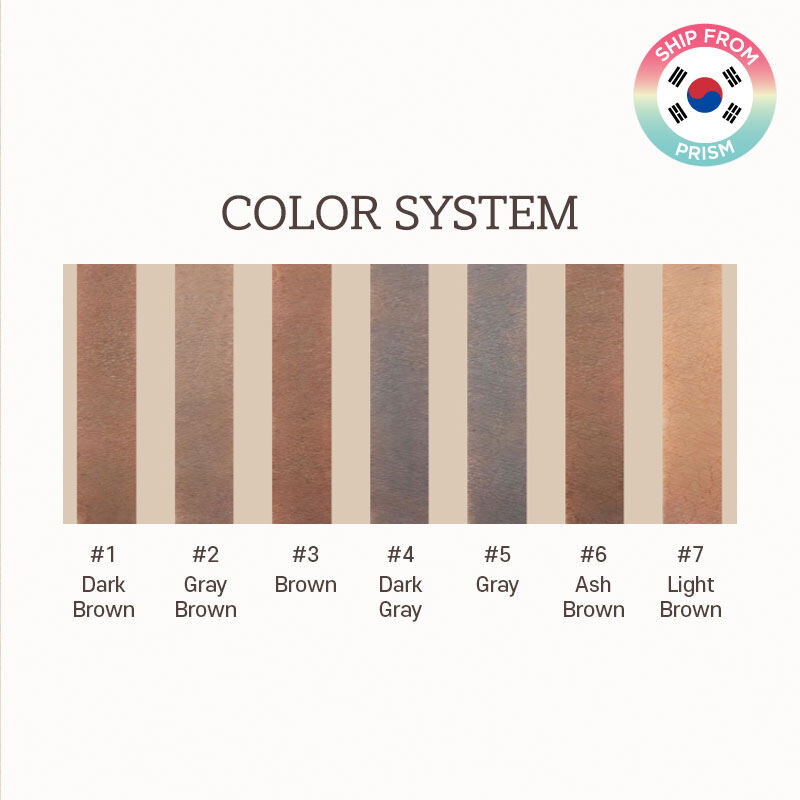 Etude House Vẽ Lông Mày 7 Màu Mới Từ PRISM