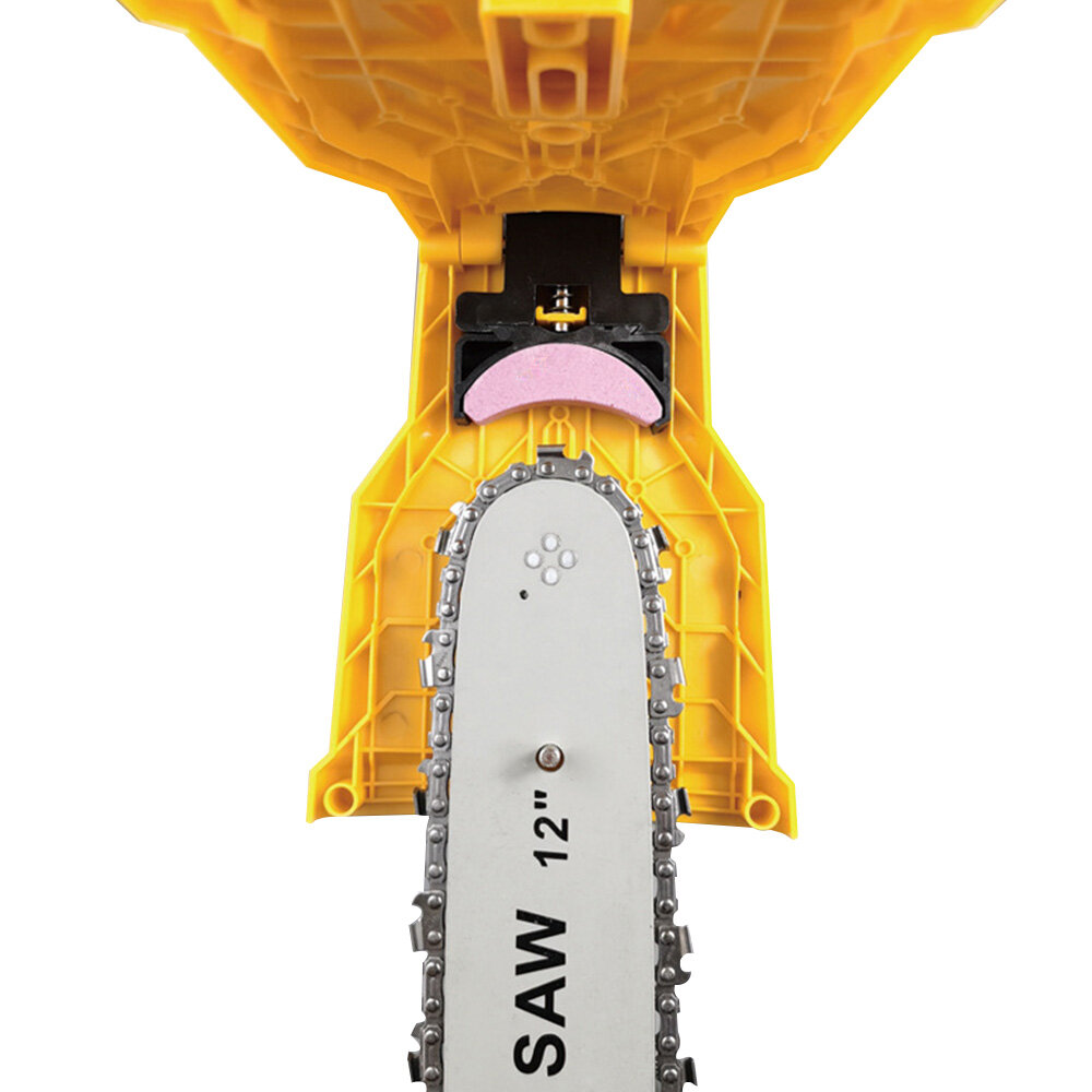 NANWEI Chainsaw Sharpener Portable Chain Saw Sharpener Work Fast-Sharpening Stone Grinder Tools Yellow