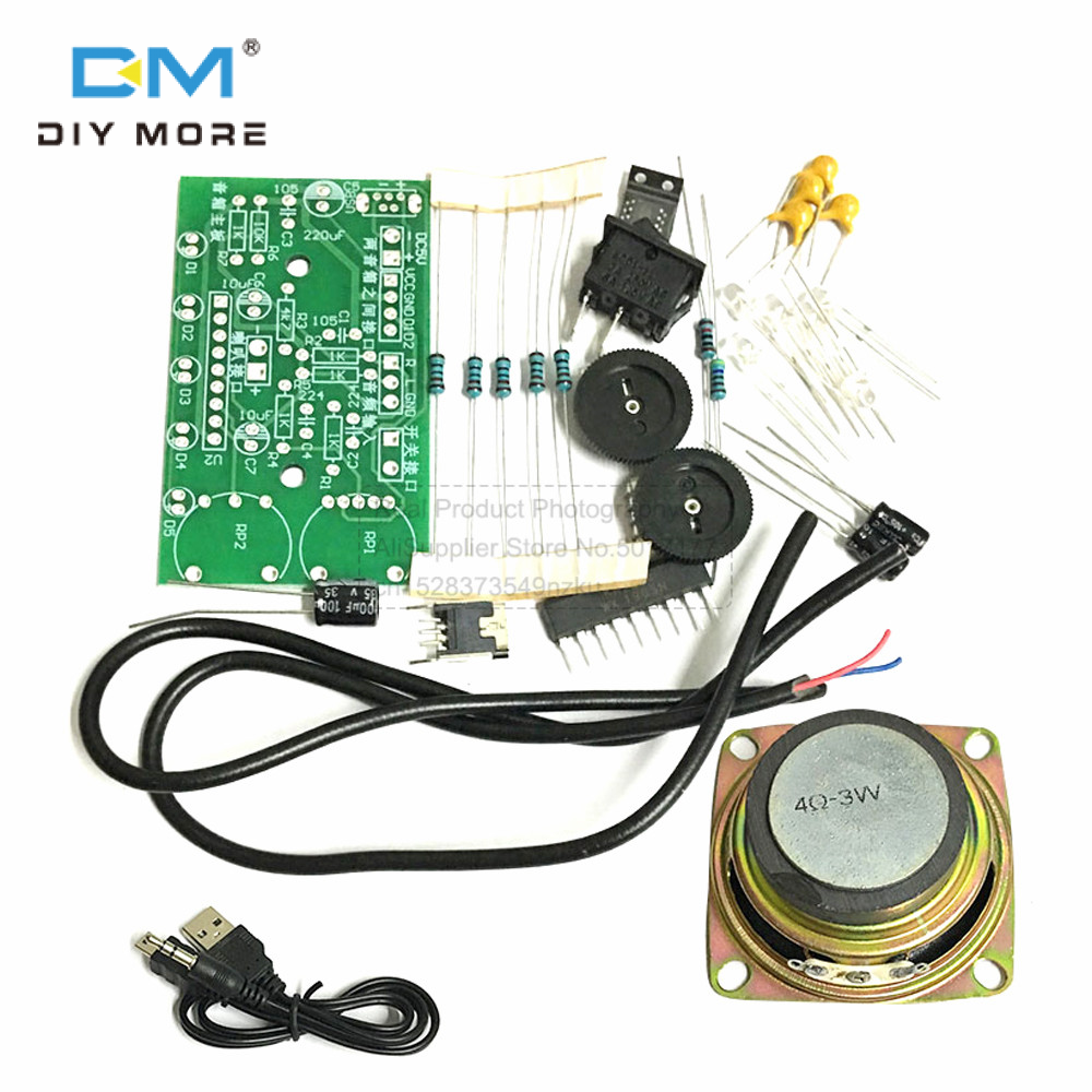 diymore [100% Chính Hãng]  Bộ Dụng Cụ Điện Tử Tự Làm Bộ Khuếch Đại Công Suất Mini Bộ Lắp Ráp Sản Xuất Loa Điện Tử Bộ Dự Án Hàn Thực Hành Loa Hàn