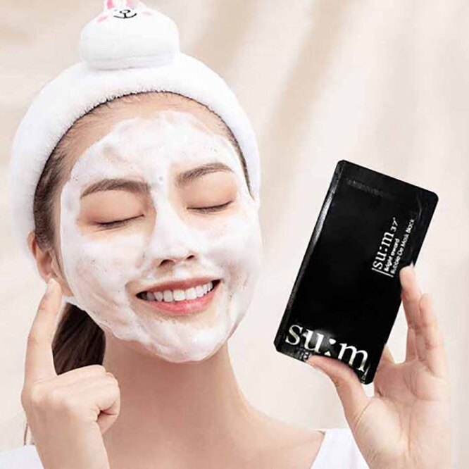 Mặt nạ thải độc sủi bọt SU:M37 Bright Award Bubble-De Mask Black