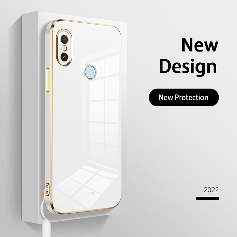 YBD Plating phone Case For Xiaomi Redmi Note 5 Casing Precise Camera Protection cases Luxury Straight Edge Cover