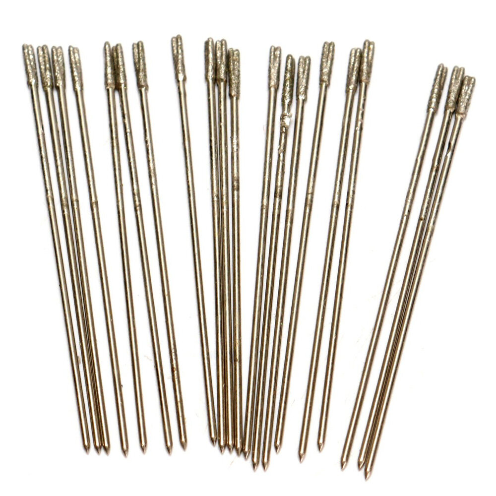 20 cái 1 mét Mini mũi khoan siêu nhỏ đồ trang sức mũi khoan mũi khoan xoắn Kim Cương Đá Mũi khoan HSS bits
