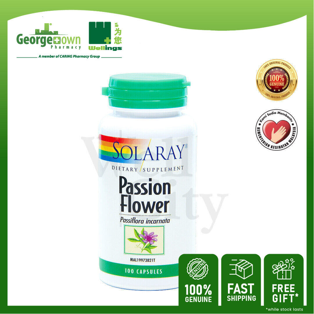 Solaray Passion Flower (100S BTL) Lazada