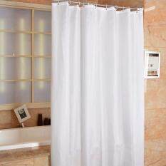 Rèm Phòng Tắm Extra Wide Rèm Tắm Extra Long White Plain Không Thấm Nước Có Thể Giặt Được Với Móc Vòng