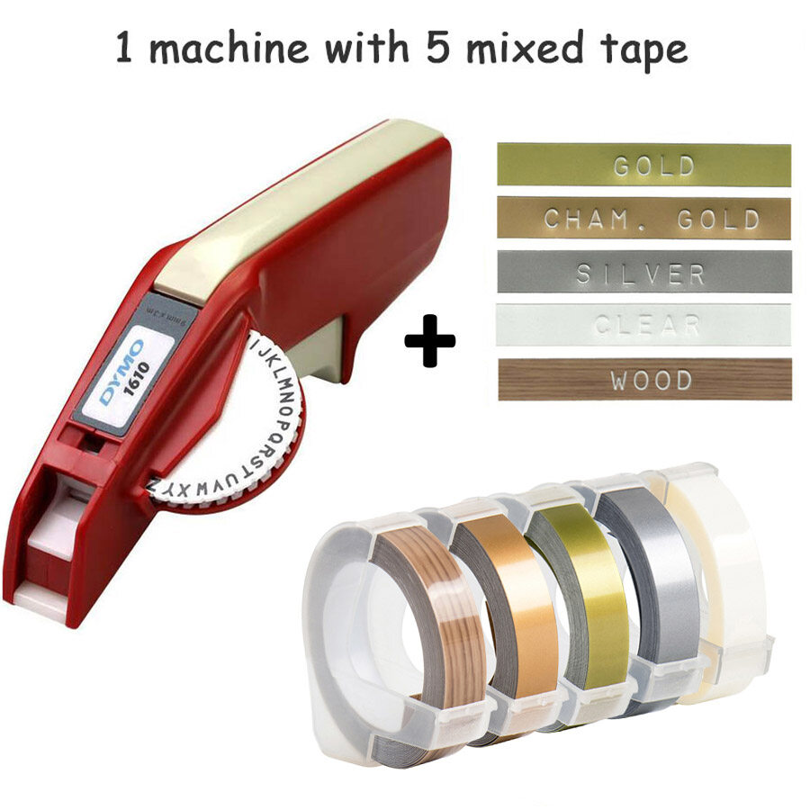 Dymo 3D  Embossing Label Tape Refill for DYMO 12965 1610 Label Maker with L2X3 