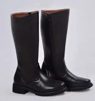 long leather boots for men