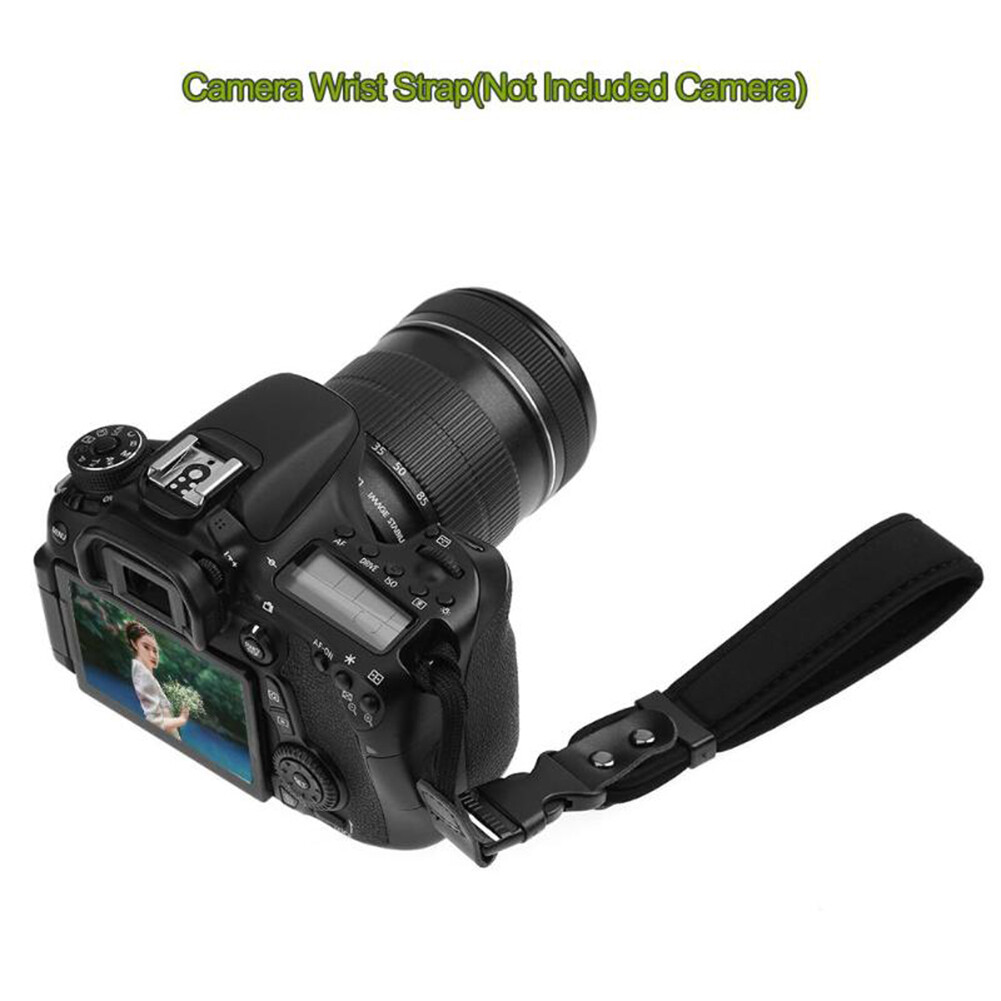 Soft Camera Hand Wrist Grip Strap Quick-Release Camera Wrist Belt Comfortable Lightweight for Canon/Nikon/Sony Fujifilm DSLR