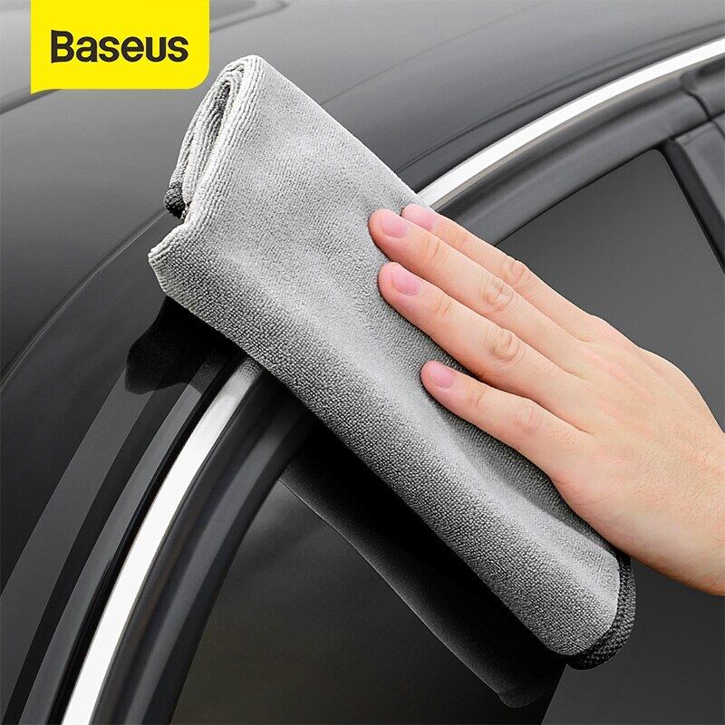 Baseus Khăn Lau Xe Ô Tô Khô Khăn Sợi Nhỏ Bộ Vệ Sinh Xe Ô Tô Car Care Chi Tiết Rửa Xe Phụ Kiện Máy Rửa Xe Ô Tô Bộ Công Cụ Rửa Xe