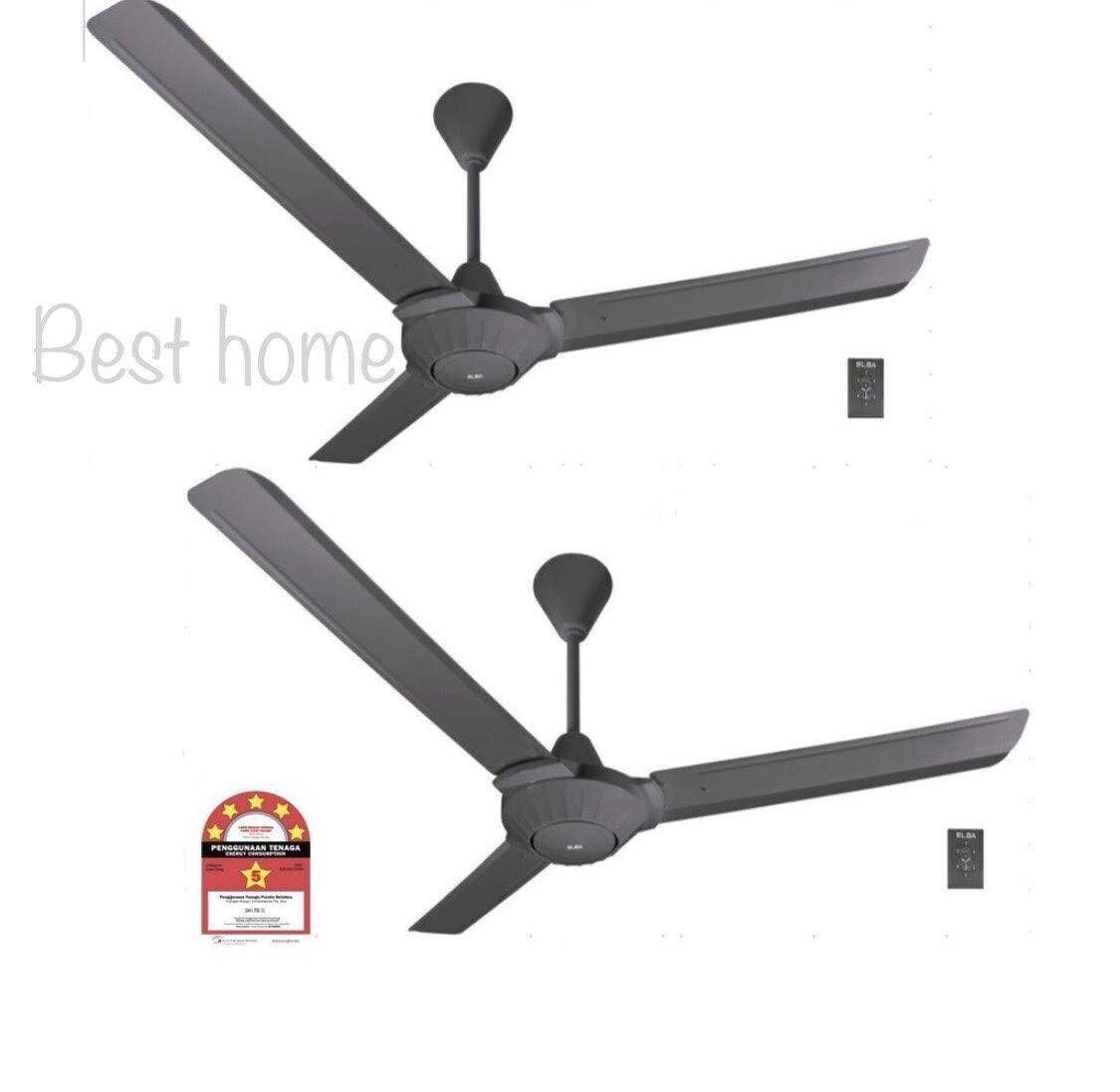 Elba 60 Ceiling Fan Ecf G6012 Gr Twin Pack Lazada