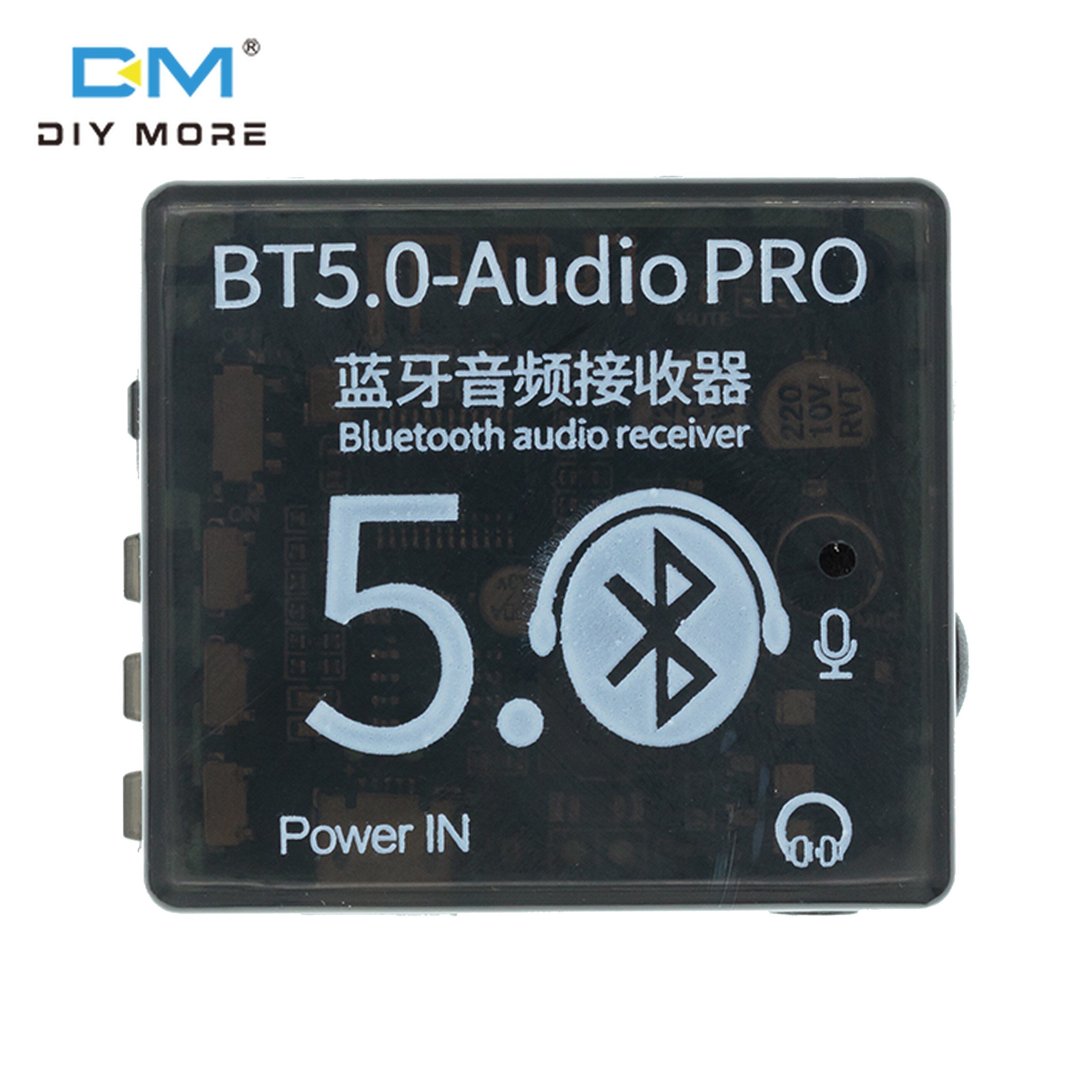 diymore Bảng Mạch Giải Mã Bluetooth 5.0 Mini Bộ Thu Âm Thanh BT5.0 PRO MP3 Lossless Mô-đun Khuếch Đại Âm Nhạc Stereo Không Dây Kèm Hộp