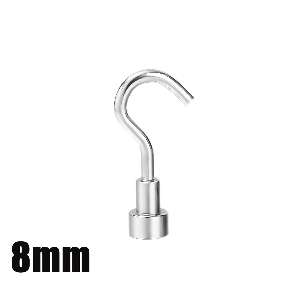 Feelife Strong Magnetic Hooks Multi-Purpose Storage Hooks Home Kitchen Bar Storage Hooks Key Storage Hooks Bathroom Hangers