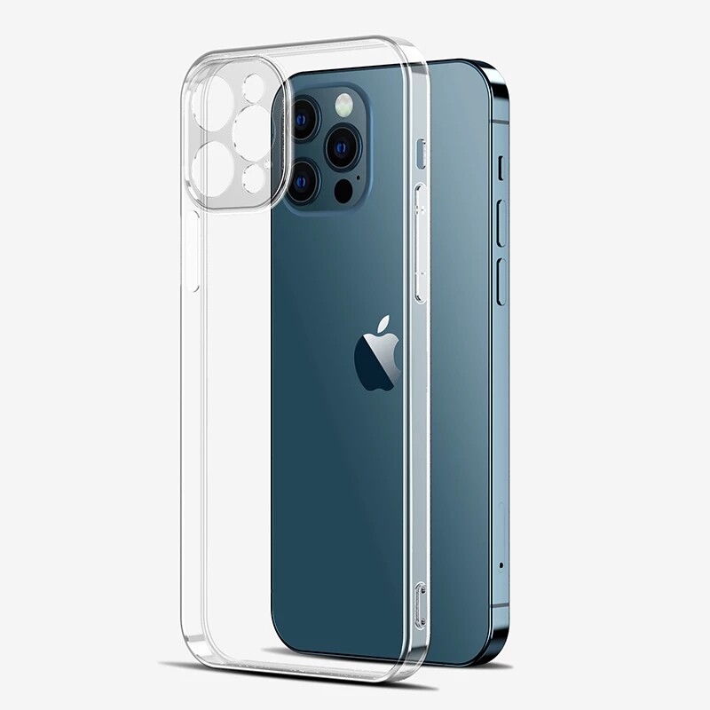 Ultra Thin Lens Protection Phone Case For iPhone 12 Pro Max Soft Back Cover iPhone 11 Pro Max Transparent Silicone Case 12 Mini
