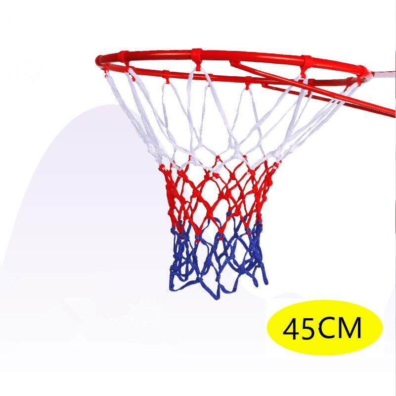 Wall Mounted Hanging Basketball Goal Hoop Rim Metal Netting 32cm 45cm 