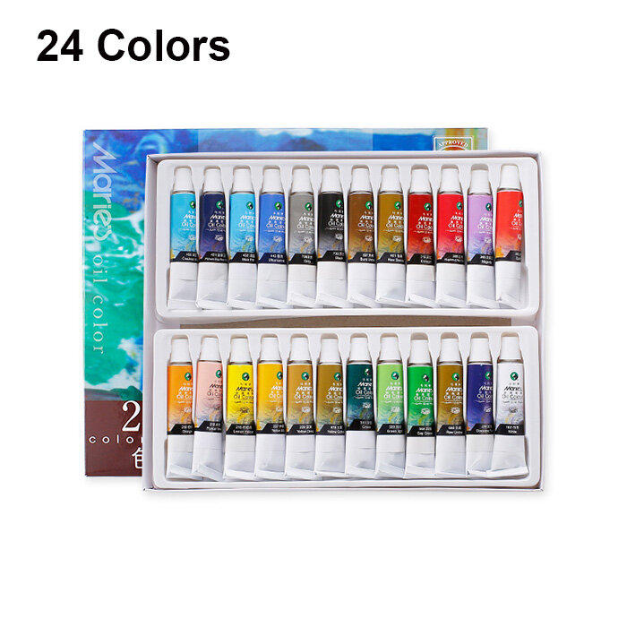 Marie's 12/18/24 colors oil colour paints set 12ml  painting Pigment School art supplies