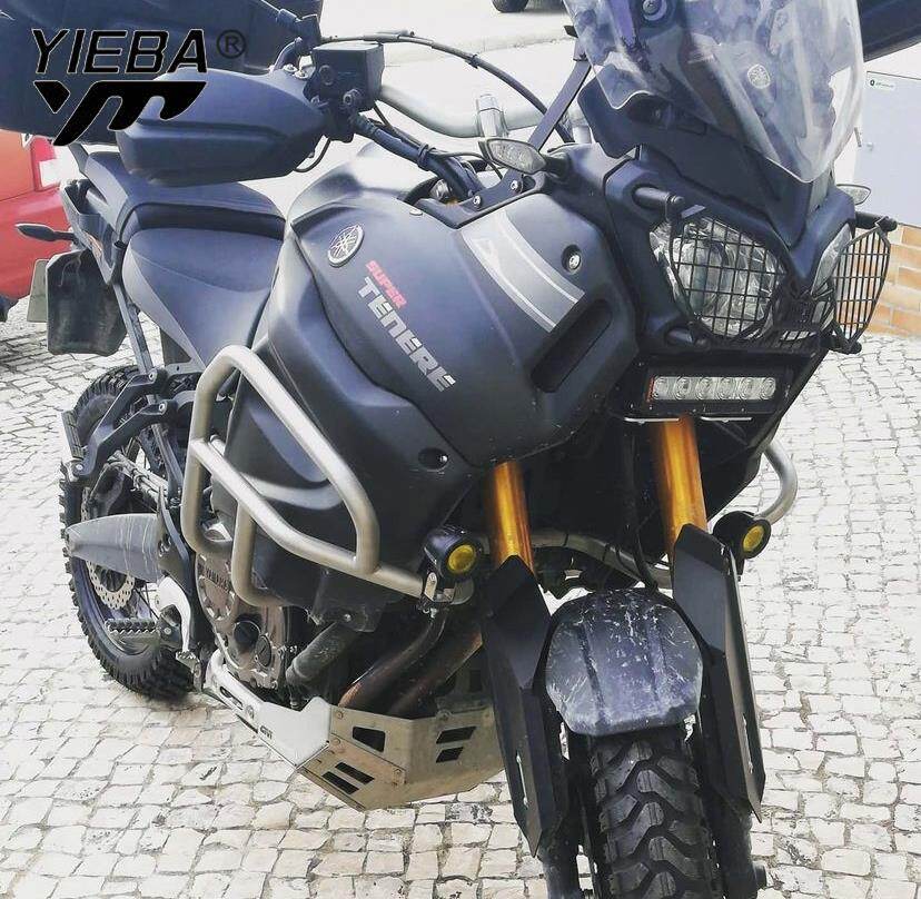 Protezione Forcella Anteriore Per Yamaha XTZ 1200 Super Tenere - Nero, Alluminio CNC, 2010-2021 - Foto 6