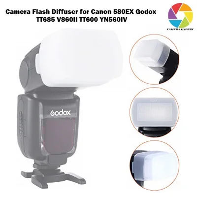 Camera Flash Diffuser for Canon 580EX Godox TT685 V860II TT600 YN560IV