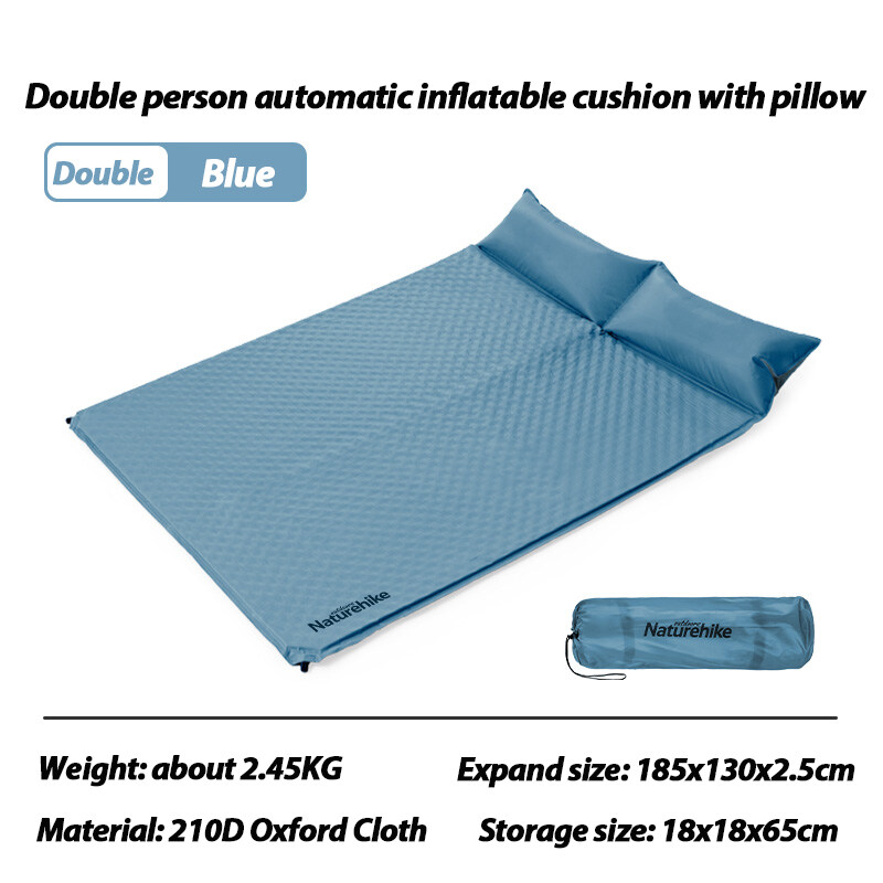 Naturehike SelfInflating Mattress with Portable Folding Pillow for One