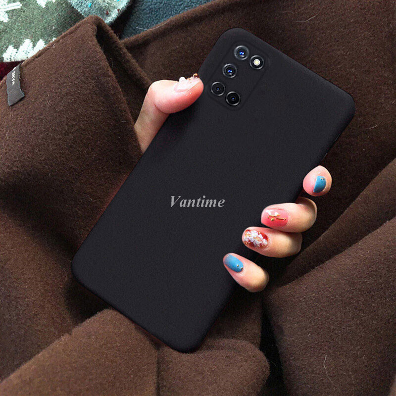 Vantime Cho Ốp Lưng Oppo A92 Vỏ Đá Sa Thạch Mềm Siêu Mỏng Mờ Bảo Vệ Lưng Điện Thoại Ốp Lưng Mỏng
