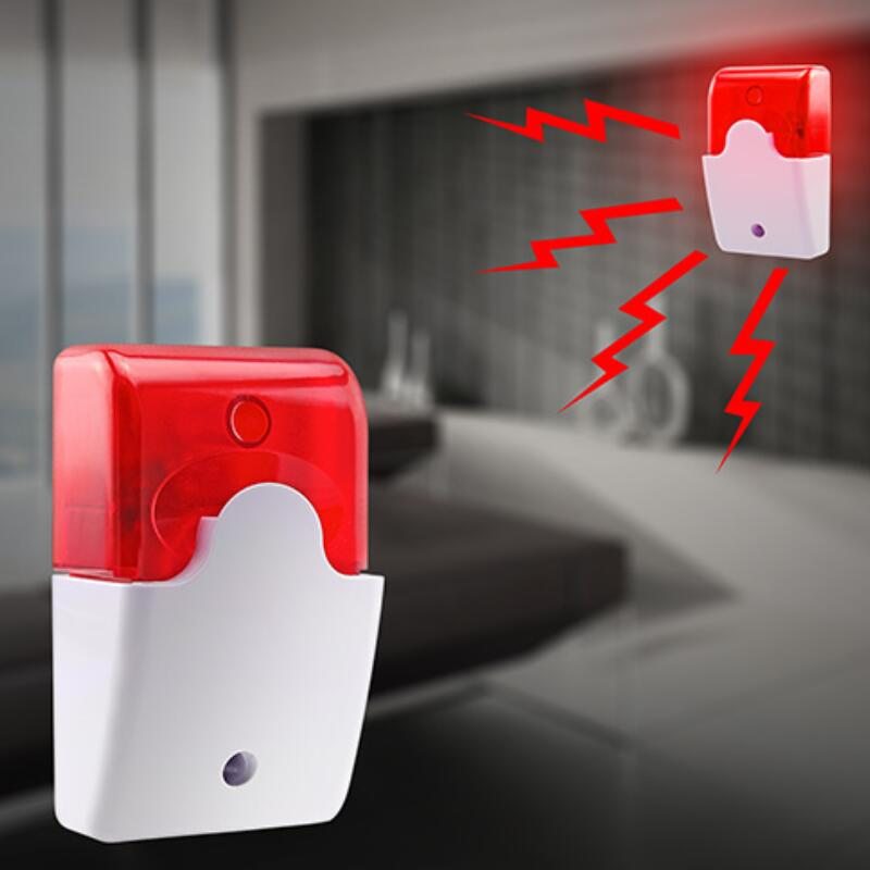 Alarm Flashing Light Strobe Wired Strobe Siren Durable 12V Sound Siren For 99 Zones PSTN/GSM Wireless Home Security Alarm