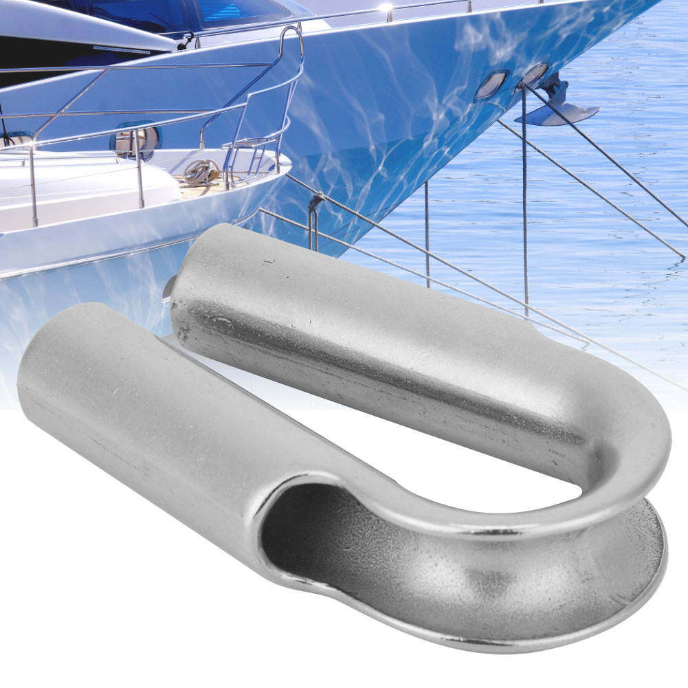 「cheap price」304 Stainless Steel Tube Thimble For Winch Rope Boating Accessories