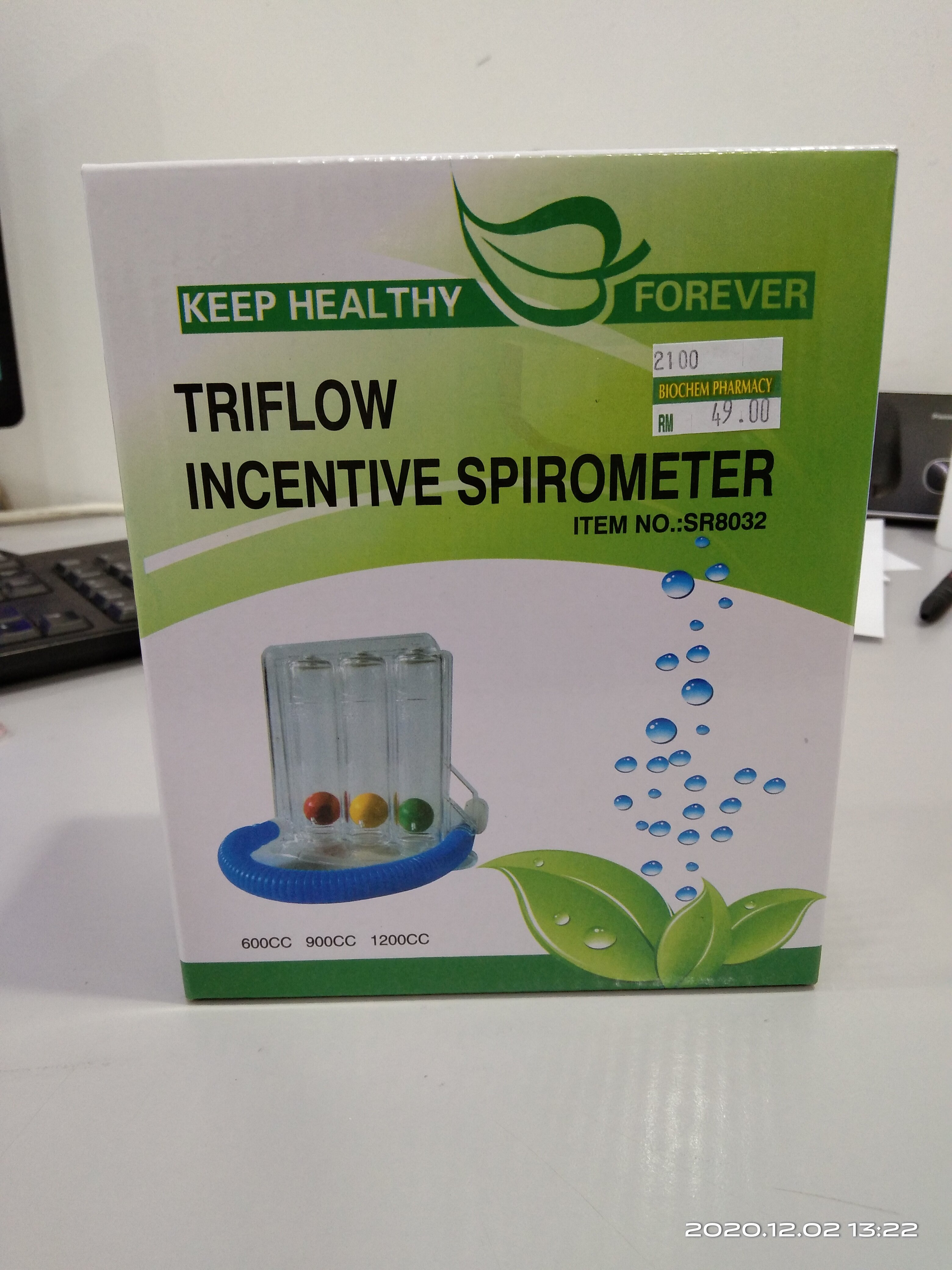 Triflow Incentive Spirometer Lung Exerciser Lazada