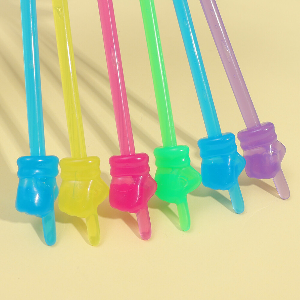 Yespery 5pcs ngón tay đọc sách Gậy mầm non dụng cụ giảng dạy uốn cong gậy công cụ giảng dạy Montessori đồ chơi học tập giáo dục cho trẻ em