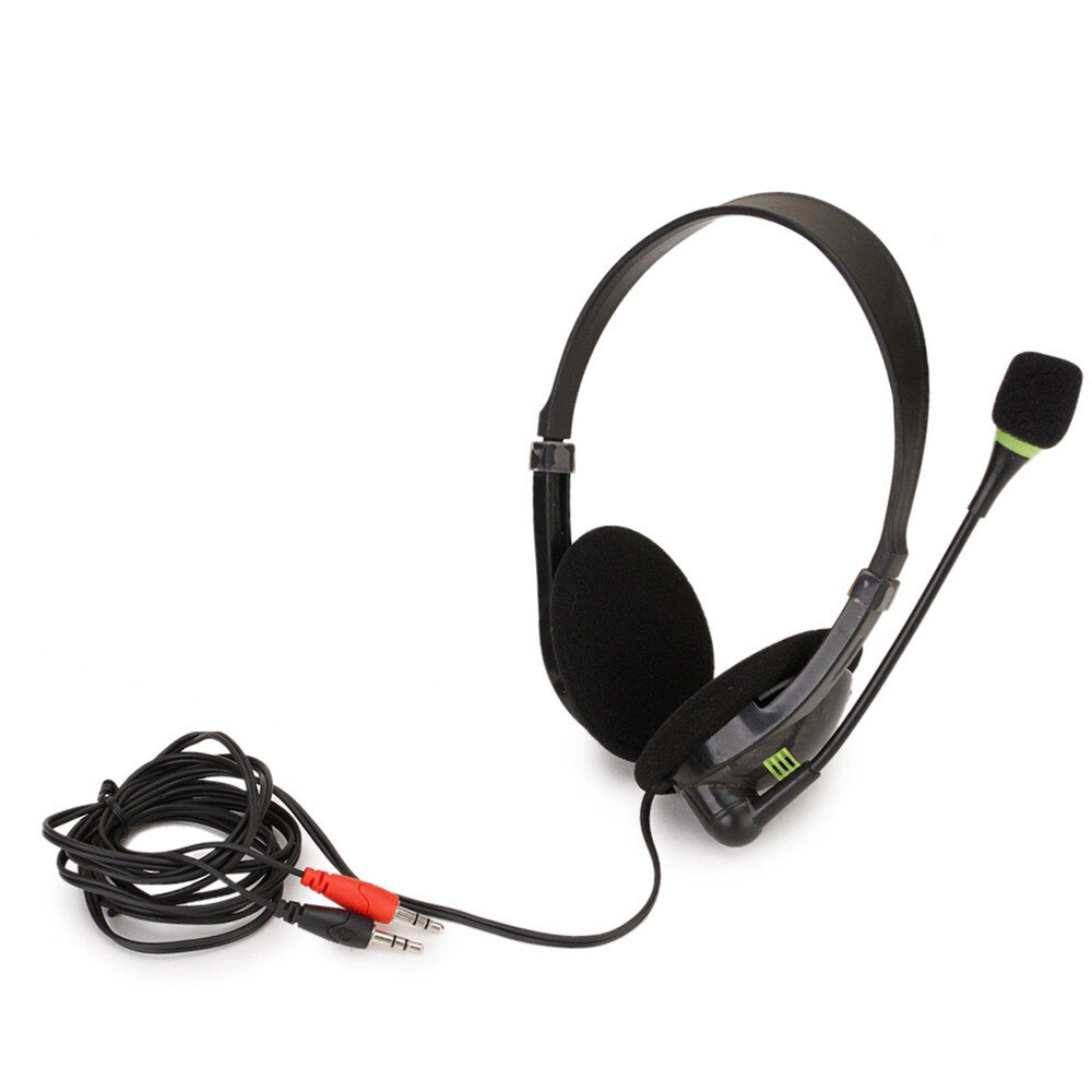 [In Stock]Original USB/3.5mm Headset with Microphone Noise Cancelling Computer PC Headset Lightweight Wired Headphones for PC /Laptop/Mac/ School/Kids Earphones with Mic Over-Ear Headphones with Noise Canceling Mic & Memory Foam Ear Pads