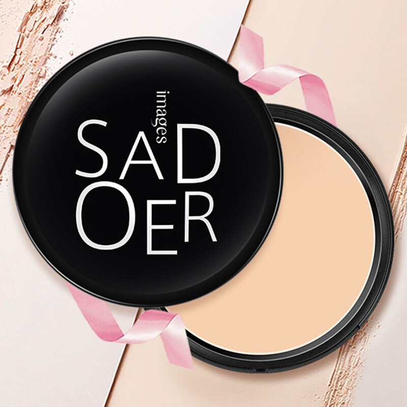 Velvet Soft Honey Flawless Waterproof Powder Foundation Light and Breathable Powder Foundation for Makeup Setting and Oil Control