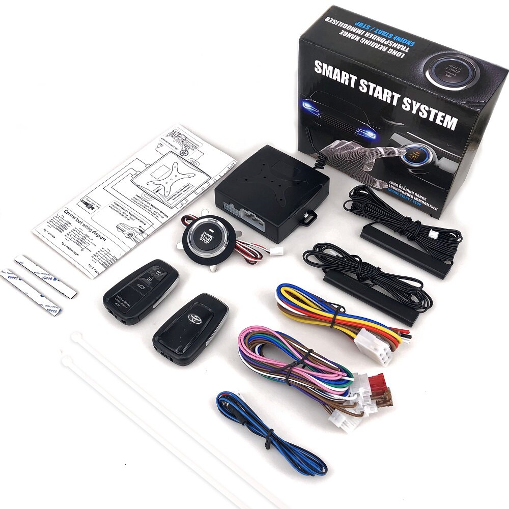 Manlubao SQ8807 Smart Carl alarm remote push start system keyless entry