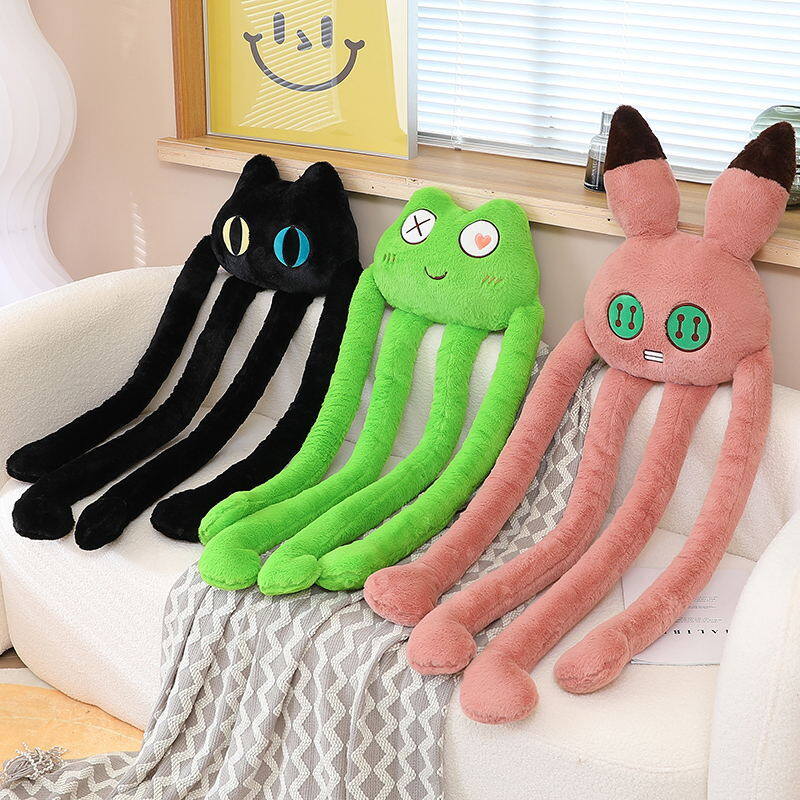 IQANGEL Long-legged octopus doll pillow Funny oversized expression pack Octopus tentacle monster Animal plush toy