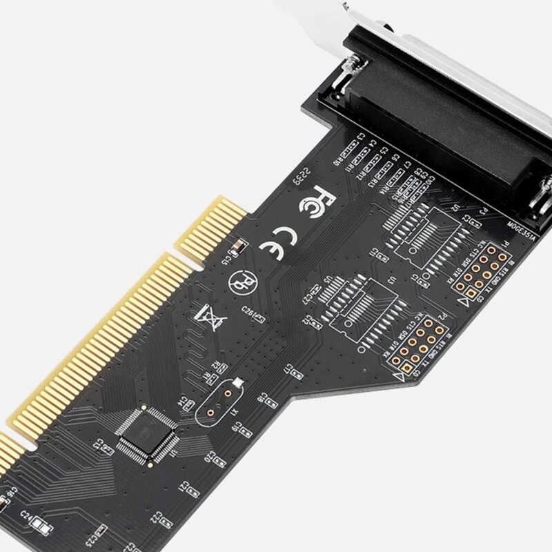 Pci Adapter Card PCI to Parallel 25Pin DB25 Printer Port Controller Expansion Card for Desktop Computer