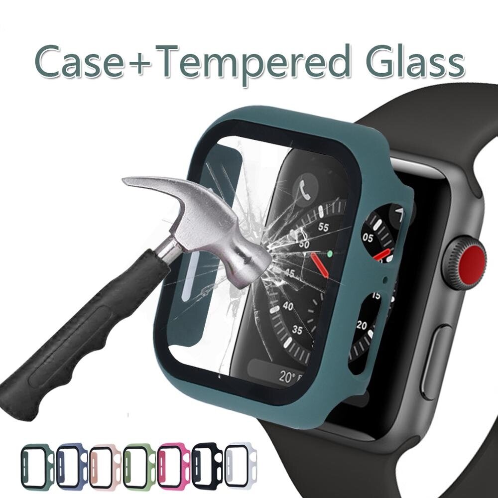 >> BÁO GIÁ ỐP APPLE WATCH 2 IN 1 KIÊM CƯỜNG LỰC BẢO VỆ ĐỒNG HỒ ĐỦ SIZE | Shopee Lazada Sendo Tiki mới nhất 84 Bảo Vệ Toàn Màn Hình 360 Khung Giảm Chấn Ốp Cứng Mờ Nhựa PC Cho Apple Watch Ốp 5/4/3/2/1 Miếng Dán Kính Cường Lực Cho Đồng Hồ I 4/5