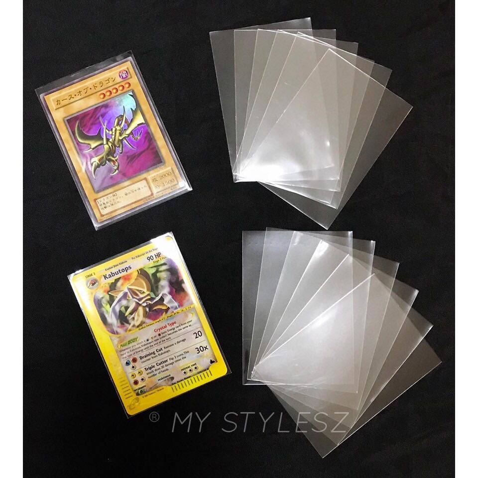 2 pack 200 pcs Trading card sleeve pokemon card yugioh vanguard magic/top  loaded /card protector /Kpop card | Lazada