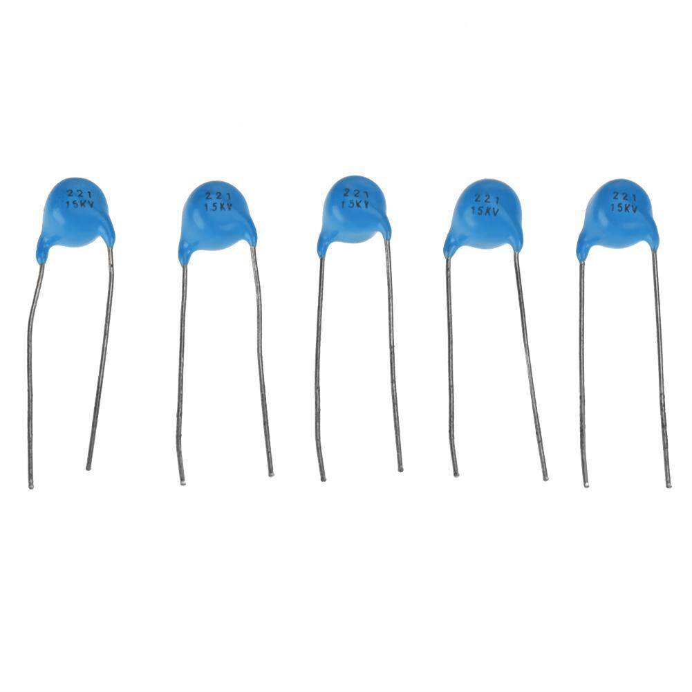 25Pcs High Voltage Monolithic Ceramic Capacitor 221k 220pF 15KV Capacitor Kit