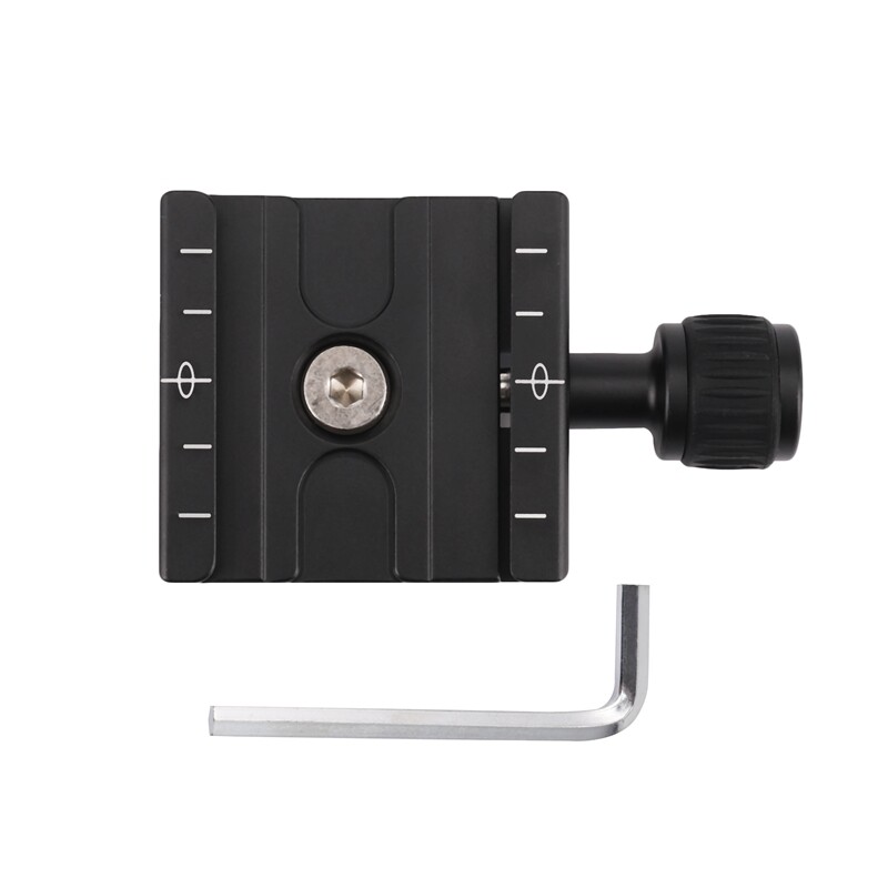 Aluminium 50mm Quick Release Plate QR Clamp Fits Arca-Swiss Standard for Tripod Ballhead