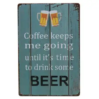 30x20cm Alcohol Plaque Vintage Metal Tin Signs Home Pub Decorative