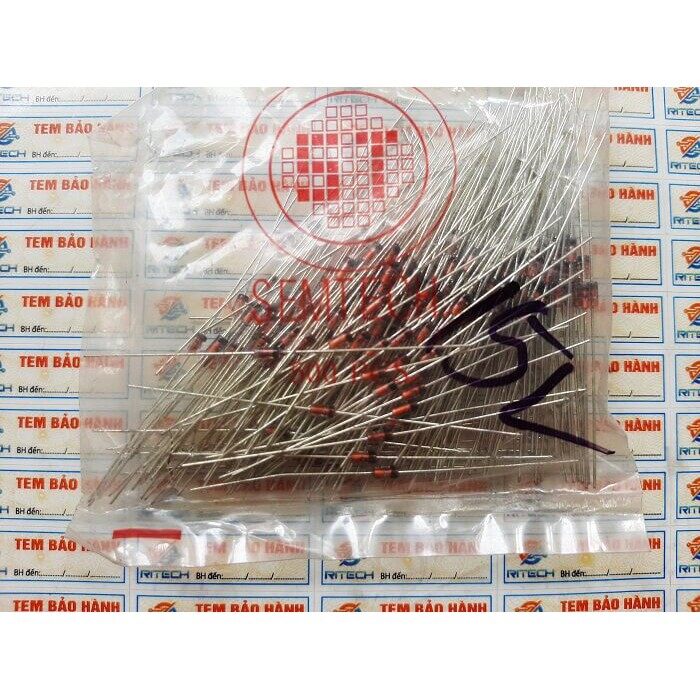 Combo 50 chiếc diode zenner 15v 1w 1n4744a, 1n4744