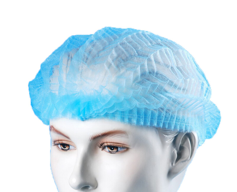Disposable BLUE Hair Net, Hair cover, 50pcs / pack from ByBigPlus.com