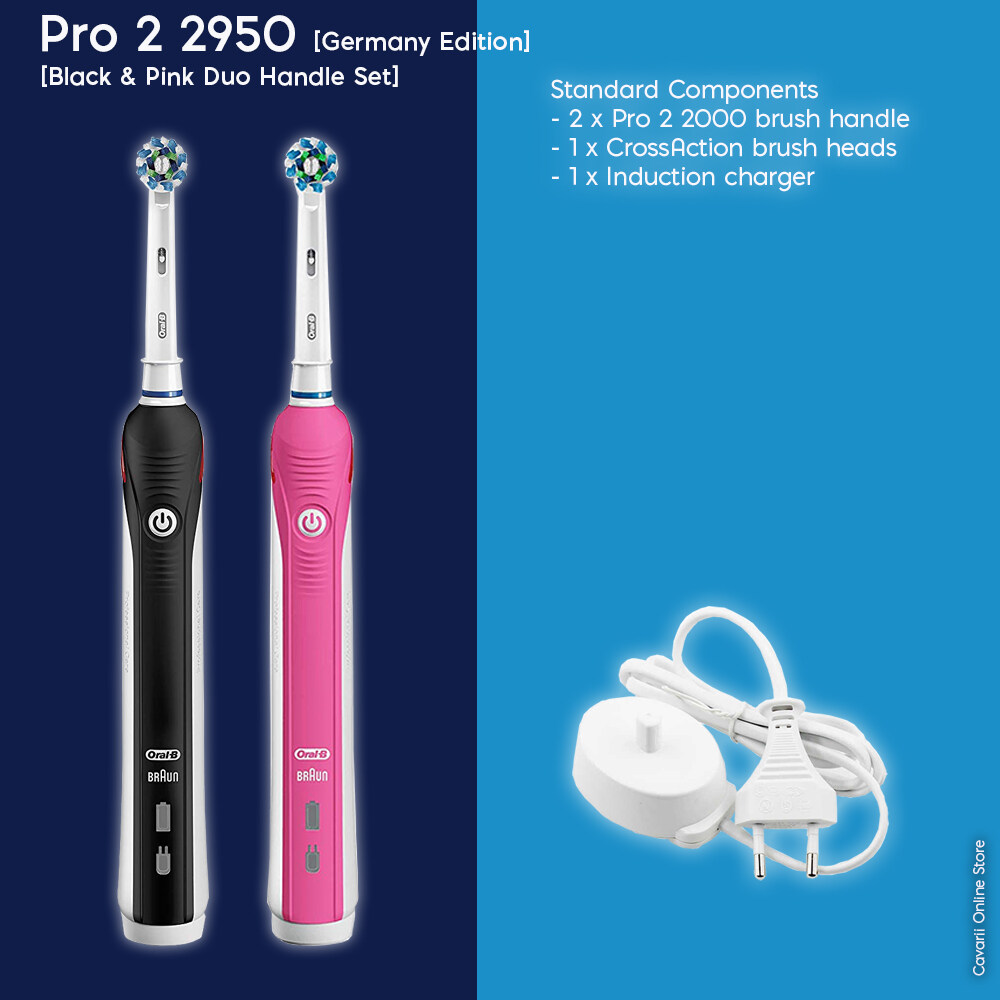 B Pro Oral B 2950 N Oral-B Pro 2950N Set Of CrossAction Electric