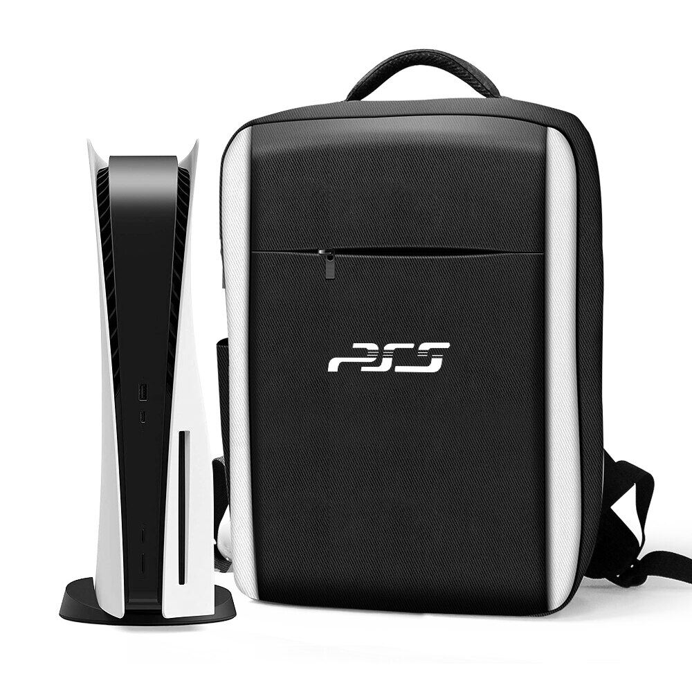 For PlayStation5 PS5 Console Storage Bag Multifunction Shockproof Shoulder Bag Host Travel Portable Backpack