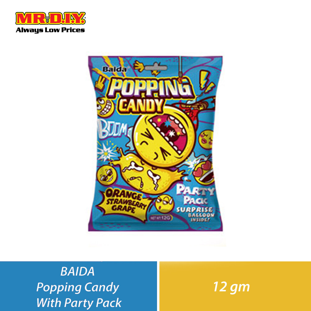 BAIDA Popping Candy With Party Pack (12g) | Lazada