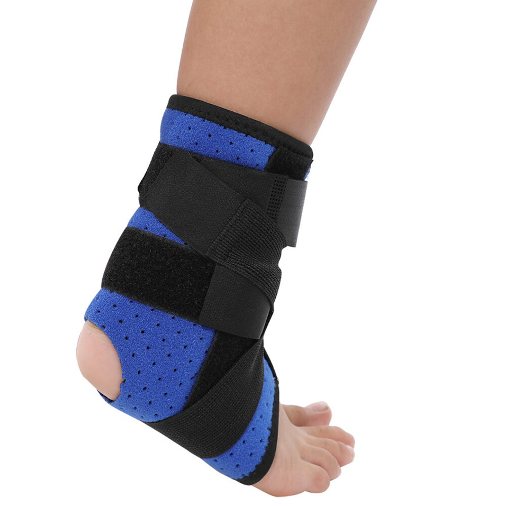 1Pcs Ankle Brace with Splint for Kids, Adjustable Ankle Stabilizer Breathable Compression Ankle Support for Sprain,Sprained Ankle, Tendon,Injury Recovery