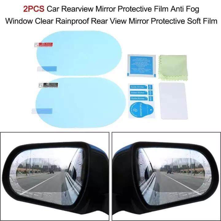 2PCS Car Rearview Mirror Protective Film Anti Fog Window Clear Rainproof 2018