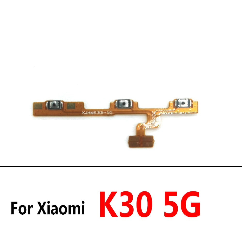 New Power Volume Flex Cable ON OFF Side Button Switch Flex Cable For Xiaomi Redmi K30 5G K30i