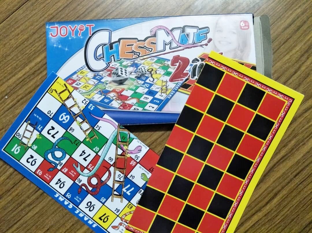 Snake & ladders / Chess Mate 2-in-1 board game | Lazada