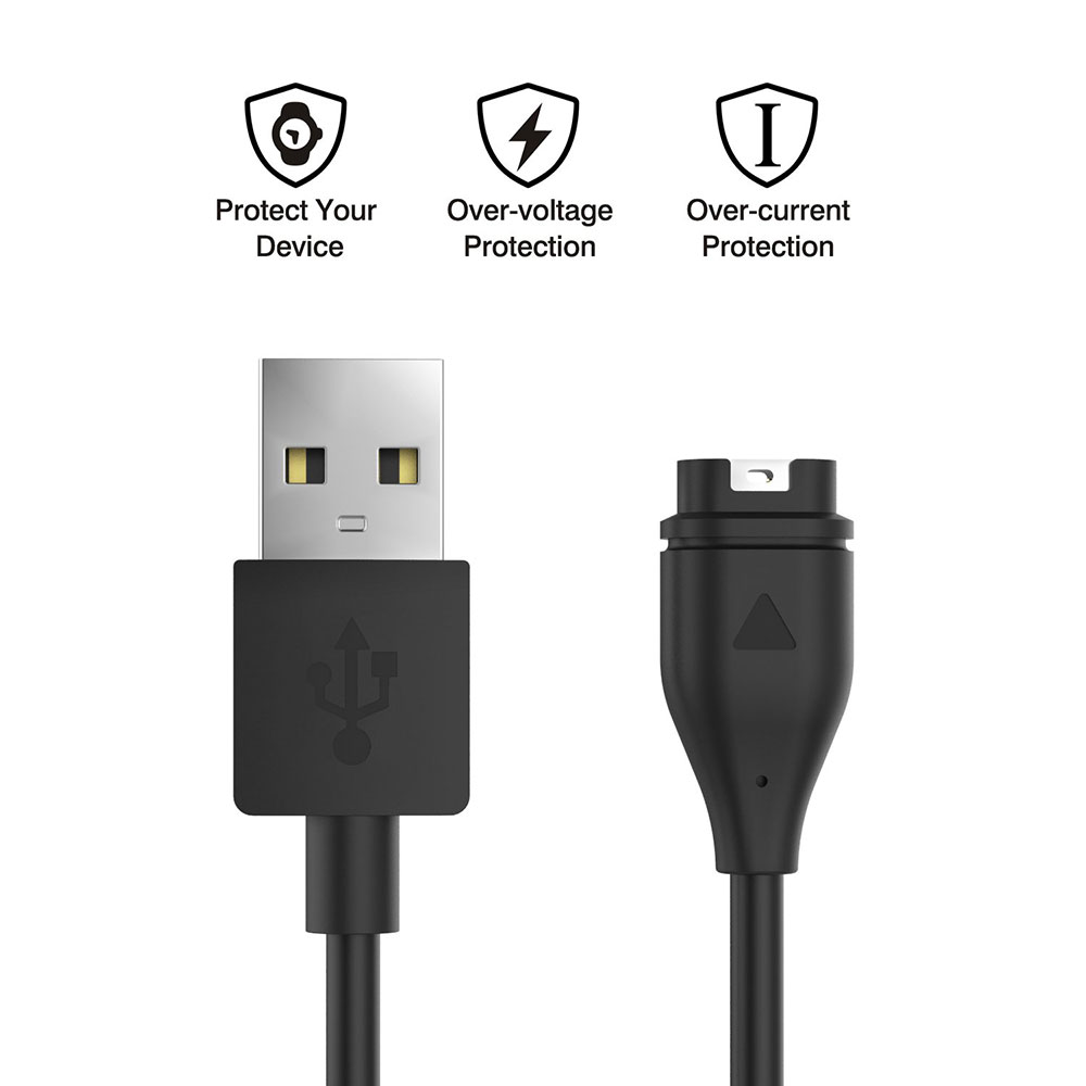 Sạc USB Cho Garmin Forerunner 265 965 265S Bộ Sạc Chất Lượng Cao Bộ Chuyển Đổi Giá Đỡ Cáp Cho Forerunner 265S 965 Cáp Sạc