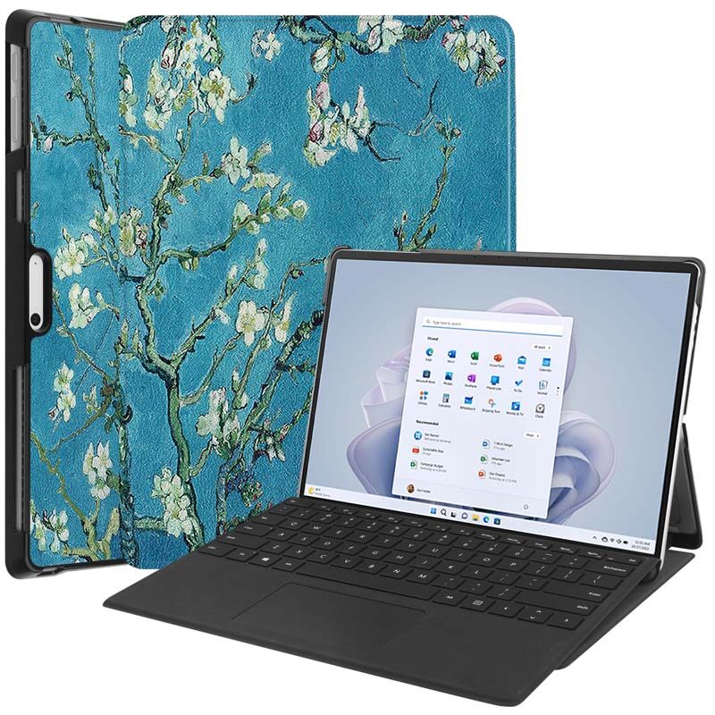 PU leather flip case for Microsoft Surface Pro 9 cover SurfacePro9 Pro9 13 inch protective casing