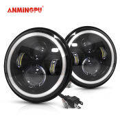 ANMINGPU 7inch H4 LED Headlight for Lada Niva Offroad