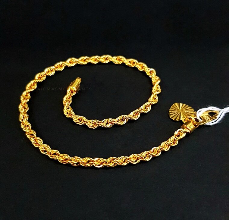 Cop 916 Persis Ori Hasya Jewellery Offers 24k Plated Gold Gelang Tangan Pintal Emas Korea 24k Bracelet Cop 916 Pintal Solid Gold Bracelet Cop 916 Lazada